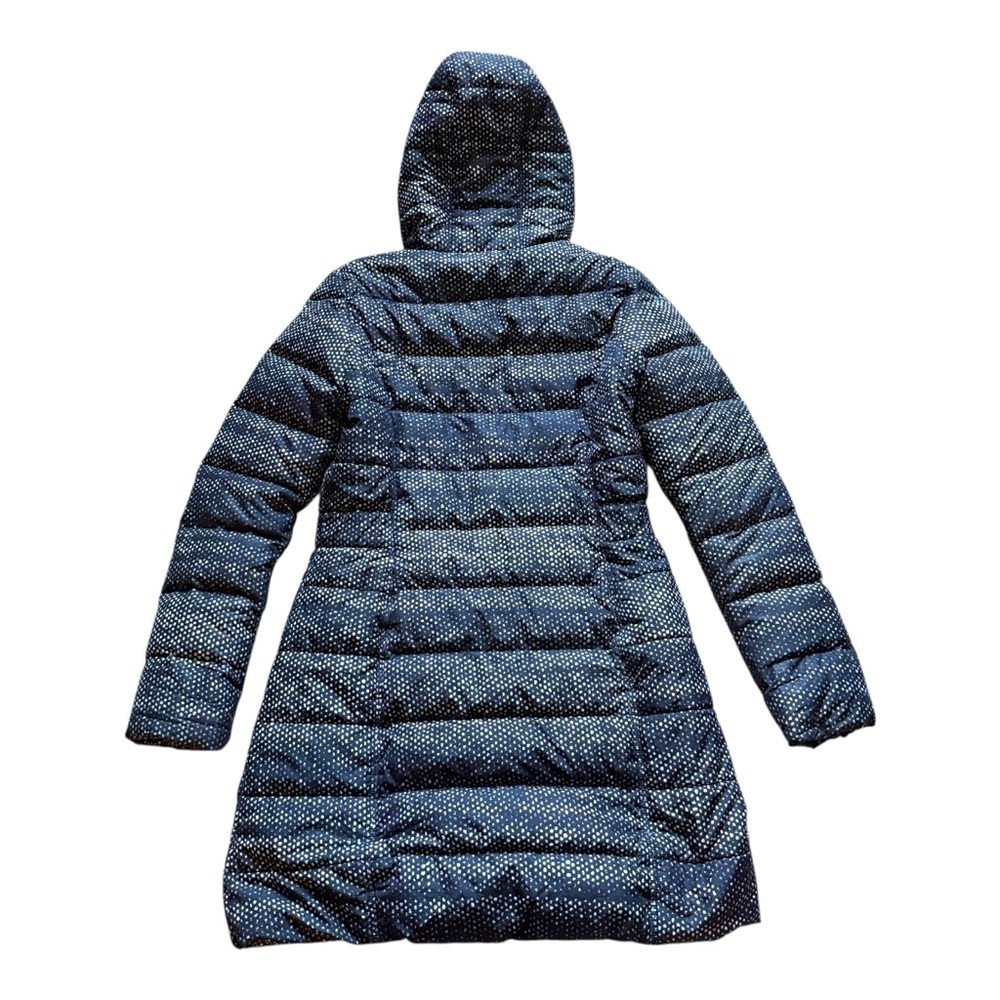 The North Face Black Donegal Print Gotham Goose Down Coat Sz S Black Digital - Picture 5 of 10